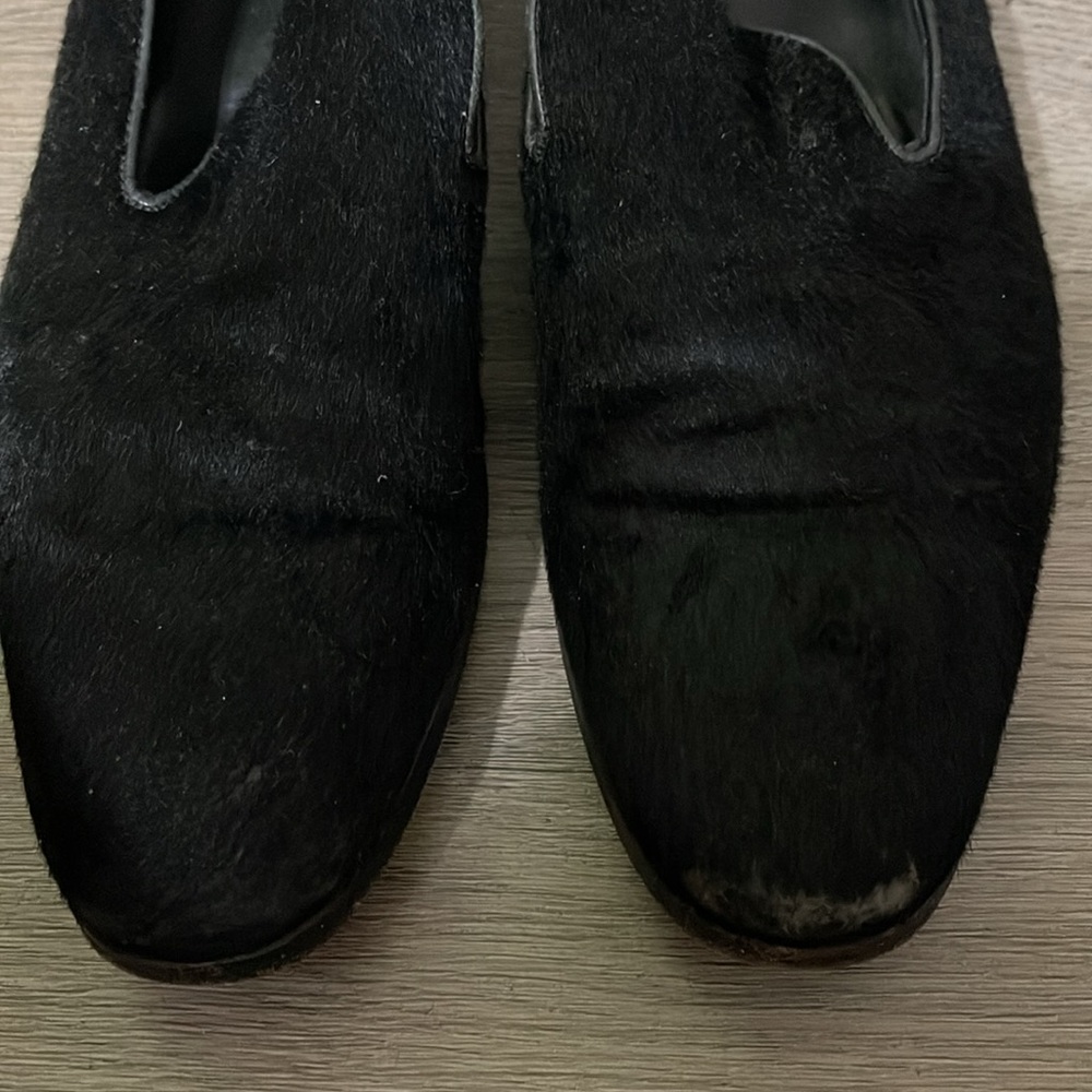 Hermes men’s black pony hair shoes 40 - Picture 14 of 14